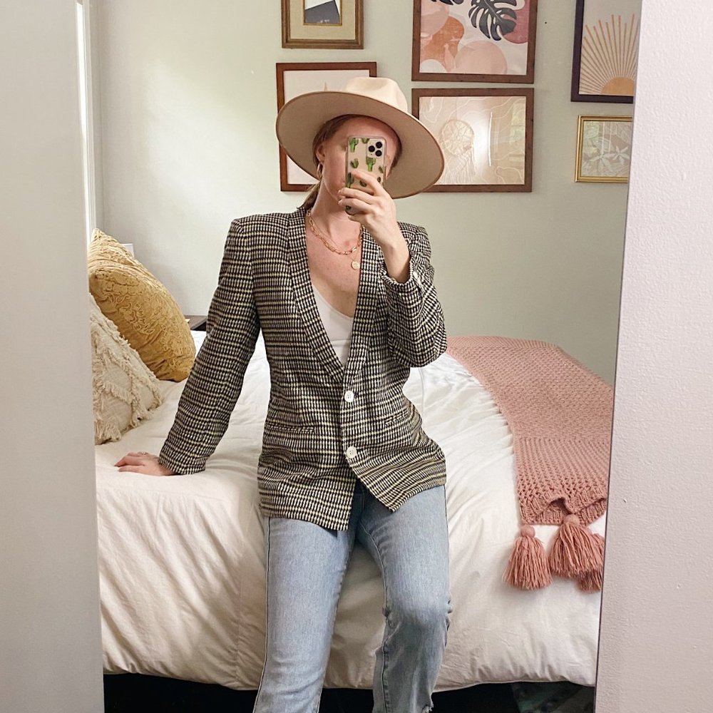 Vintage Austin Hill 1970's Wool Blazer